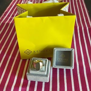 KENDRA SCOTT gold ring - SZ8